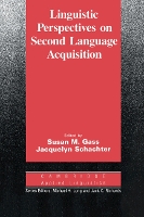Linguistic Perspectives on Second Language Acquisition
