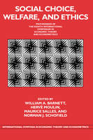 Social Choice, Welfare, and Ethics
