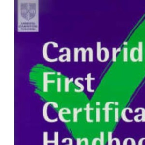 Cambridge First Certificate Handbook with Answers (Cambridge First Certificate Skills)