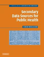 Secondary Data Sources for Public Health