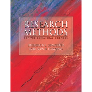 Research Methods for the Behavioral Sciences