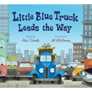 Little Blue Truck Leads the Way Board Book