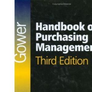 Gower Handbook of Purchasing Management