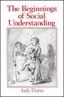 The Beginnings of Social Understanding