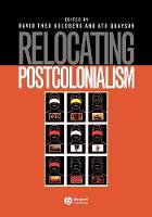Relocating Postcolonialism