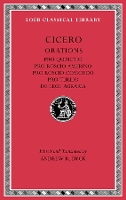 Pro Quinctio. Pro Roscio Amerino. Pro Roscio Comoedo. Pro Tullio. De Lege Agraria