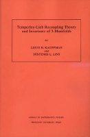 Temperley-Lieb Recoupling Theory and Invariants of 3-Manifolds