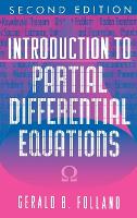Introduction to Partial Differential Equations