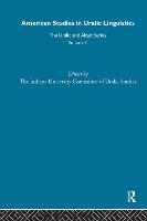American Studies in Uralic Linguistics