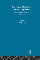 American Studies in Altaic Linguistics