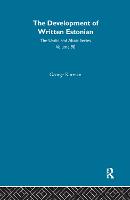 The Development of Written Estonian