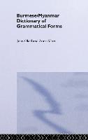 Burmese (Myanmar) Dictionary of Grammatical Forms