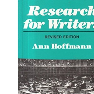Research for Writers