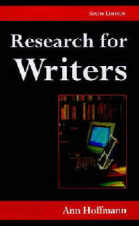 Research for Writers (Writing Handbooks)