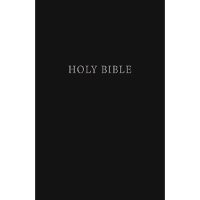KJV, Pew Bible, Large Print, Hardcover, Black, Red Letter, Comfort Print