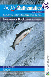 AQA Maths for GCSE Linear Welcome Pack: Homework Book (with Coursework): 4 (AQA Mathematics for GCSE)
