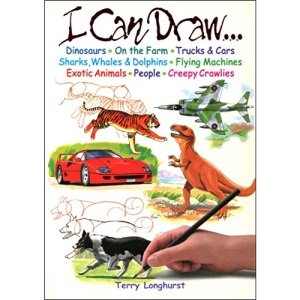 I Can Draw... Dinosaurs. On The Farm. Trucks & Cars. Sharks, Whales & Dolphins. Flying Machines. Exotic Animals. People. Creepy Crawlies