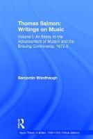 Thomas Salmon: Writings on Music