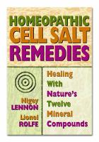 Homeopathic Cell Salt Remedies
