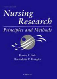 Nursing Research: Principles and Methods