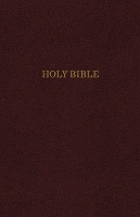KJV Holy Bible: Personal Size Giant Print with 43,000 Cross References, Burgundy Leather-Look, Red Letter, Comfort Print: King James Version