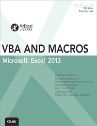 Excel 2013 VBA and Macros (MrExcel Library)