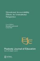 Educational Accountability Effects