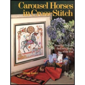 Carousel Horses in Cross Stich