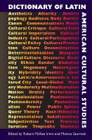 Dictionary of Latin American Cultural Studies