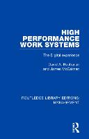 High Performance Work Systems