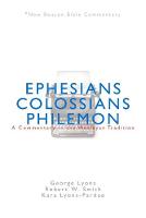 Nbbc, Ephesians/Colossians/Philemon