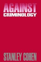 Against Criminology