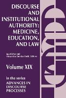 Discourse and Institutional Authority