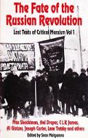 The Fate of the Russian Revolution