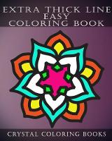 Extra Thick Line Easy Coloring Book