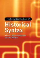 The Cambridge Handbook of Historical Syntax
