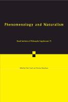 Phenomenology and Naturalism