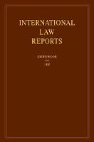 International Law Reports: Volume 188