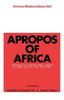 Apropos of Africa