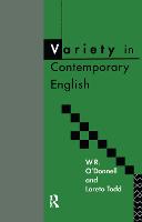 Variety in Contemporary English