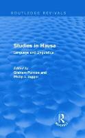 Studies in Hausa