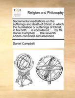 Sacramental Meditations on the Sufferings and Death of Christ