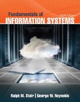 Fundamentals of Information Systems