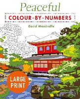 Large Print Peaceful Colour-by-Numbers