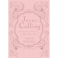 Jesus Calling, Pink Leathersoft, with Scripture References