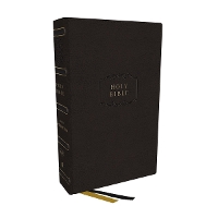 KJV Holy Bible with Apocrypha and 73,000 Center-Column Cross References, Black Leathersoft, Red Letter, Comfort Print: King James Version