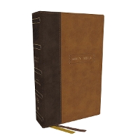KJV Holy Bible with Apocrypha and 73,000 Center-Column Cross References, Brown Leathersoft, Red Letter, Comfort Print: King James Version