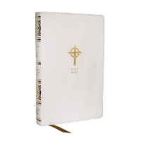 NRSVCE Sacraments of Initiation Catholic Bible, White Leathersoft, Comfort Print