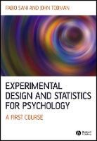 Experimental Design and Statistics for Psychology