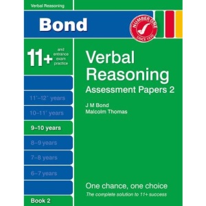 New Bond Assessment Papers Verbal Reasoning 9-10 Years Book 2